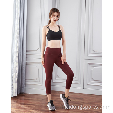 vrouwen fitness yoga beha pant outfit actieve slijtage